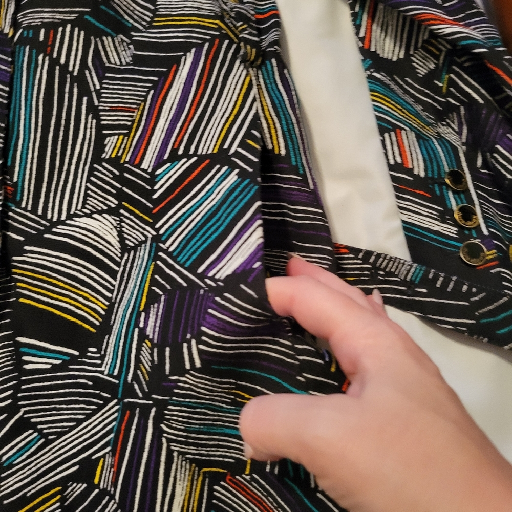 Duro Olowu Artsy Trendy Trench Coat Size Small - Picture 11 of 15